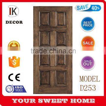 oak staves wood panel door design