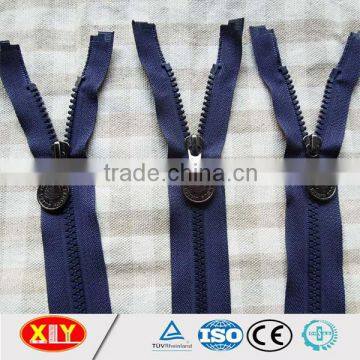 Oem Long Chain Customize Length Open End Plastic Zipper , Coat Zipper photo-3