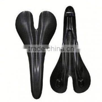 Weight light new product 2014 hot road bicycle or mountain bike carbon fiber saddle comfortable