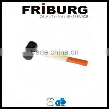 RUBBER HAMMER WITH WOODEN HANDLE