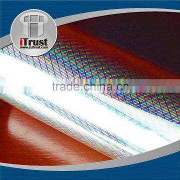 Transparent hologram foil holographic film