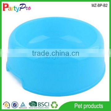 2015 Pet Product China Wholesale Cat Dog Blue Plastic Soup Bowl