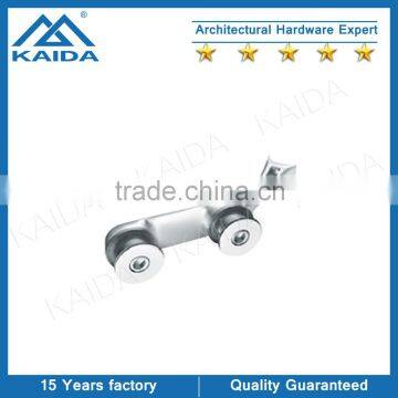 Heavy duty glass bracket for handrail tube