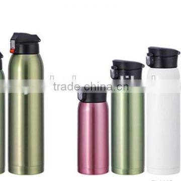 2015 fashion design stainless cacuum watter bottle Stainless steel sports water bottle