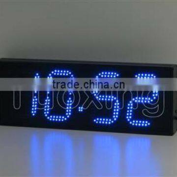 Blue Digital Wall Clock