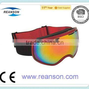 Custom Design Winter Sport Spherical Lens Ski Goggles