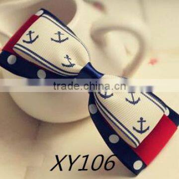 Girls Solid Color Hair Ribbon Bow Clip photo-5