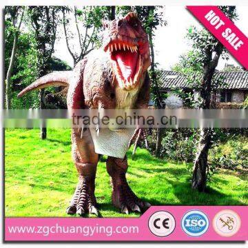 Playground lifelike electronic size spines dinosaurs for sale