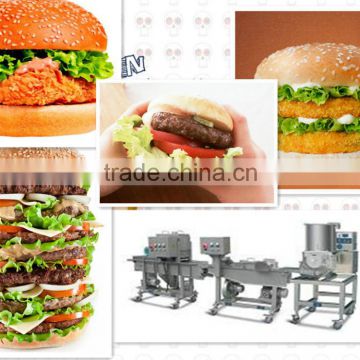 Hamburger processing line