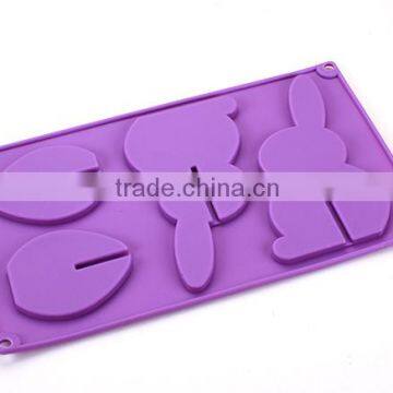 100% HIGH FOOD GRADE RABBIT SHAPE SILICONE TREE SHAPE CHOCOLATE MOLD