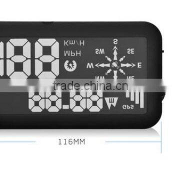 OBD II GPS Head Up Display Projector With Overspeed Warning for All Type of Cars and Vehicles photo-4