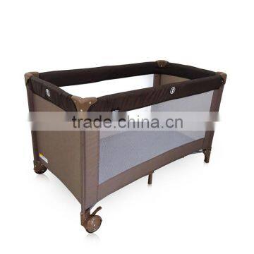 Playard Baby Travel Portable Wheeled Crib Playpen Infant Travel Cot Baby Playpen photo-2
