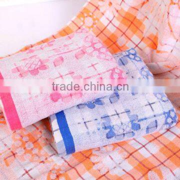 stock cotton yarn dyed jacquard bath towel