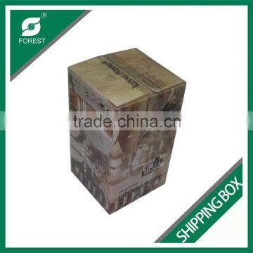 SINGLE WINE BOTTLES PAPER SHIPPING BOX LUXURY WINE CORRUGATED SHIPPING BOX photo-6