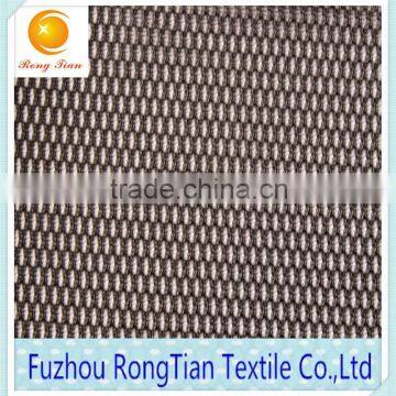 Wholesale 100 polyester tricot double color garment mesh fabric