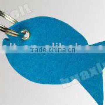 Cheap animal shape felt key ring as promotional gift