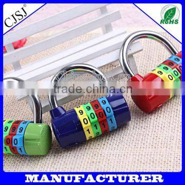 2016 4-digit gym lock padlock combination lock for gym