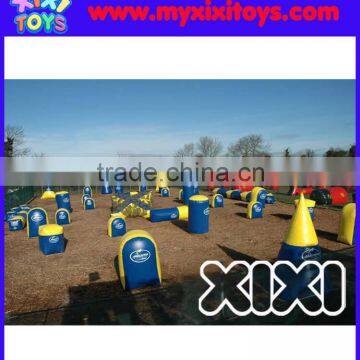 Inflatable paintball cyrinder bunkers