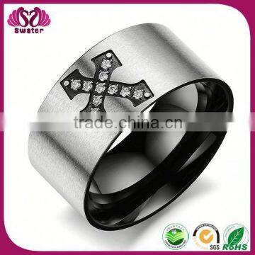 Cross Finger Ring With Crystal Lord Of The Rings Costume