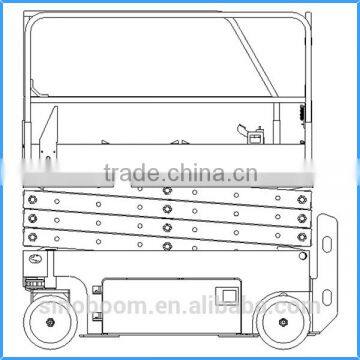 Energy Saving and Easy Maintenance Electric Scissor Lift for Rental