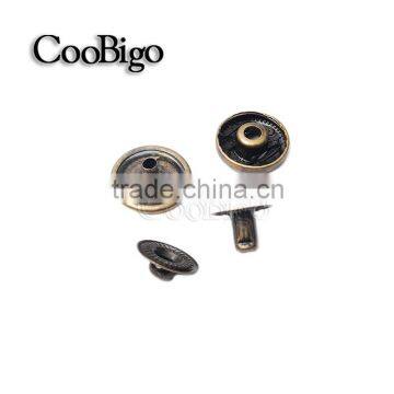 Metal Press Studs Sewing Button Snap Fasteners Sewing Leather Craft Clothes Bags #GZ153-10                        
                                                Quality Choice