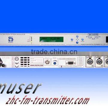 CZH368 25W AES-EBU Digital FM Broadcast transmitter Modulator with CD-quality broadcasting DSP&DDS MCU system 87MHz-108MHz 1U