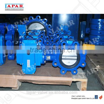 LAPAR Custom Lug type Motorized Butterfly Valve