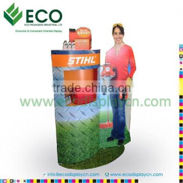 Corrugated display advertising standee, pop up display stands