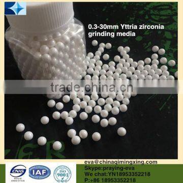 yttrium stabilized zirconia beads superfine abrasing media