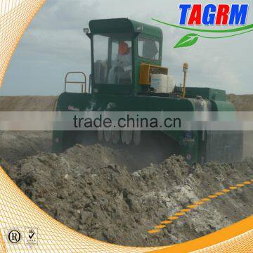 farming compost machine of organic compost turner machine for industrial composting