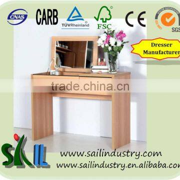 Cheap Mirrored Dressing Table/Vanity Table/Make Up Table