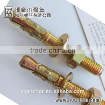 ANSI Yellow concrete bolts fixing anchor manufacturer in hebei handan yongnian