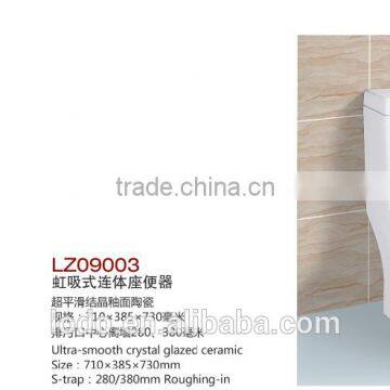 one piece ceramic toilet for UK market