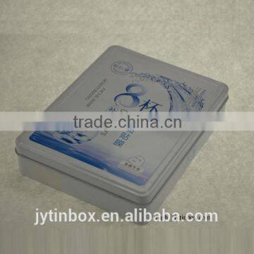 wholesale lady use promotional facial mask container tin box