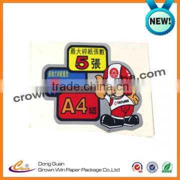 Special Custom High Quality Self Adhesive Sticker