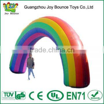 rainbow high quality inflatable archway for sale