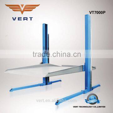 Manual release electrical release two post packing lift VT7000P