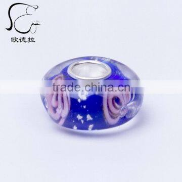 China Jewelry Wholesale Blue Murano Glass Beads Bracelet photo-4