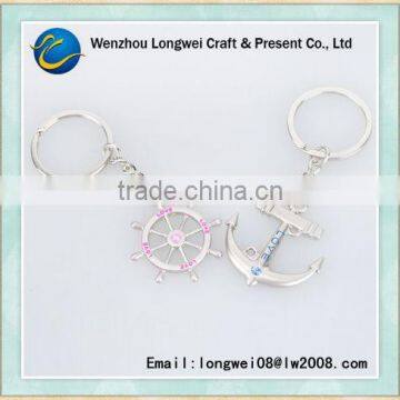 Ferris Wheel metal keychain/cheap logo keychain/carabiner keychain