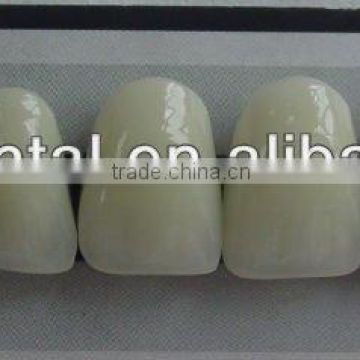 PMMA temporary denture acrylic shell