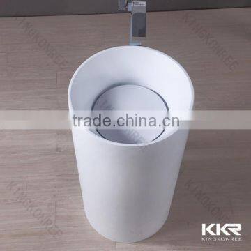 Oval Solid Surface Undermount Bathroom Vanity Bar Sink photo-3