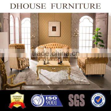 Luxury Antique Italian Neo Classic Chesterfield Fabric Sofa Set AL195