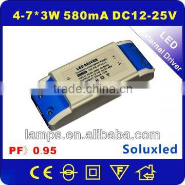 LED Driver power supply 4-7*3W high PF