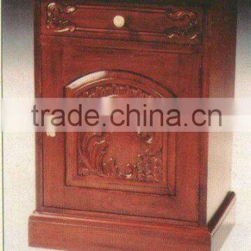 Carved Door Cabinet Chest Mahogany Indoor Furniture