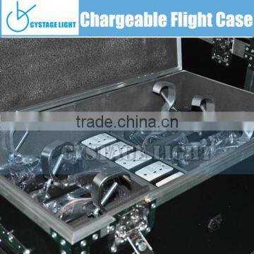 Event Light With Flight Case 12X10W RGBW Rechargeable Battery Powered Led Par Lights