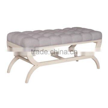 Hotel fabric wooden bed end bench HDBB001