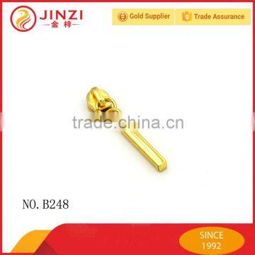 2015 New Design Metal Accessory Customized Gold Plating Zipper Puller