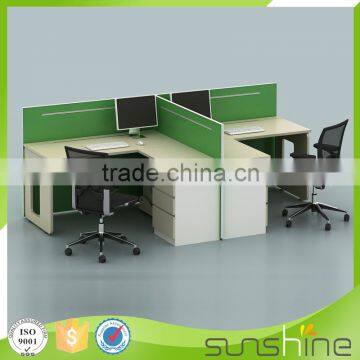 Good Wire Mangement and Special Design Table Leg Office Desk Partition Staff Workstation photo-4