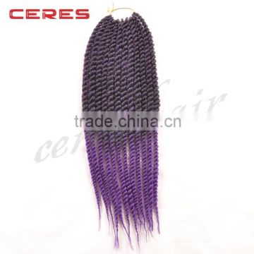 Wholesale Two Tone Synthetic Crochet Senegalese Twist Hair