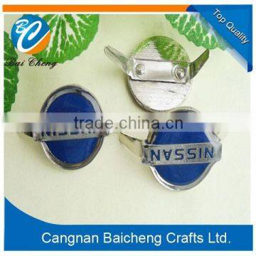special design by experienced factory metal badge with top quality and nice service for your company/brand